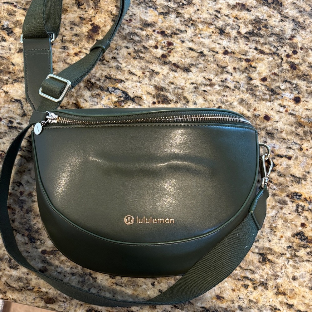 lululemon athletica Dark Olive Green Crossbody Bag
